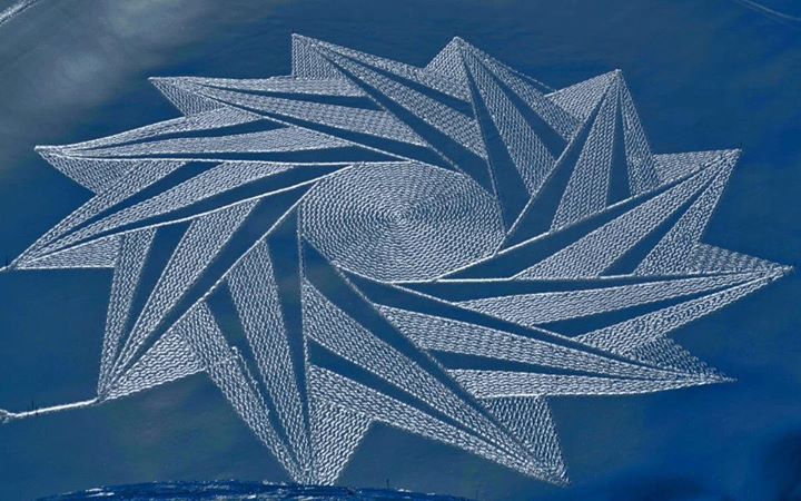 Simon Beck, l'incredibile "Snow White" dell'Arte