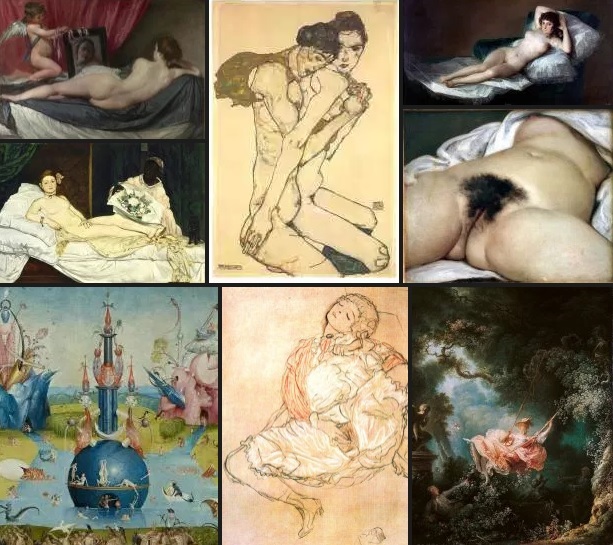 Sesso ed Eros nell'arte