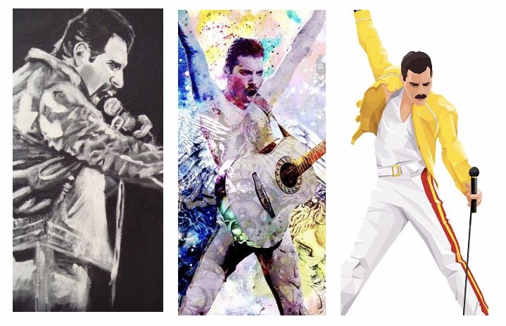 Freddie Mercury Queen Arte
