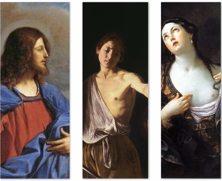 Guercino, Caravaggio e Guido Reni, i nomi del Seicento Italiano