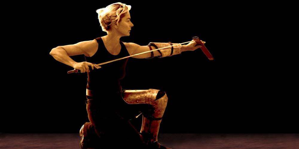 Monica Guerritore in Giovanna D'Arco