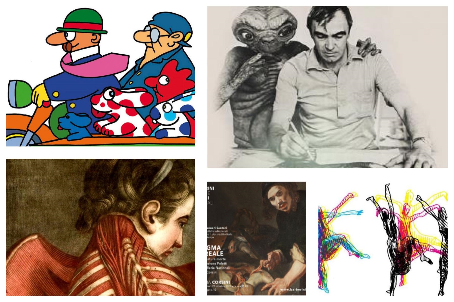 Sublimi anatomie, Carlo Rambaldi, Katy Couprie, Altan e L'enigma del reale: le nuove cinque mostre di Roma