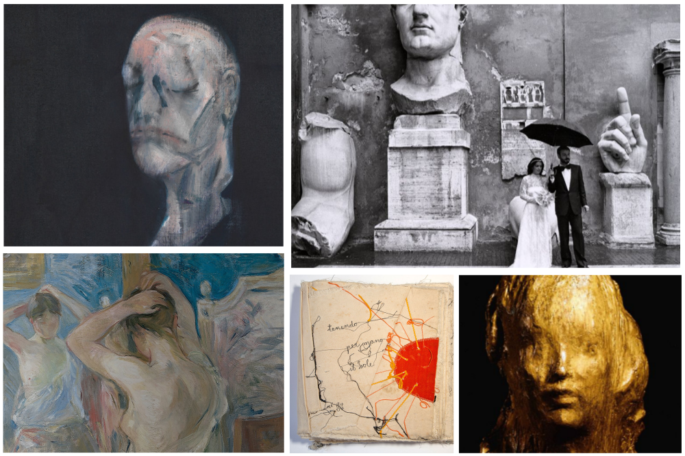Maria Lai. Tenendo il sole per mano al Maxxi, Gianni Berengo Gardin al Casale di S. Maria Nova sull’Appia Antica, Medardo Rosso al Museo Nazionale romano di Palazzo Altemps, Bacon, Freud, la Scuola di Londra. Opere della Tate, al Chiostro del Bramante, Impressionisti segreti al Palazzo Bonaparte.