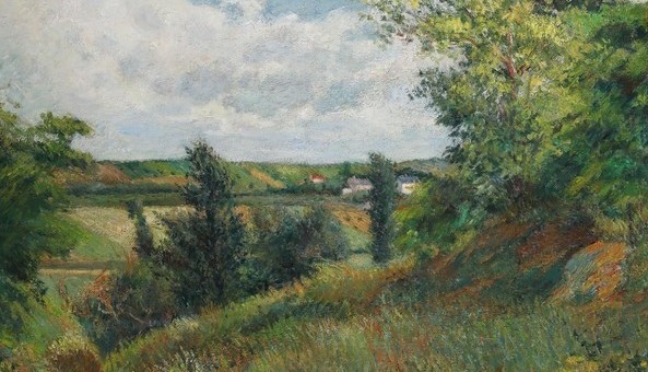 "Il sentiero di Gratte Coqs" di Gauguin nella Galleria Russo"Il sentiero di Gratte Coqs" di Gauguin nella Galleria Russo