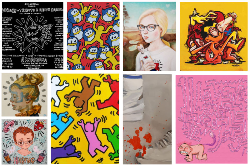 Keith Haring alla galleria Afnakafna