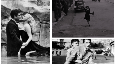 La dolce vita, Roma città aperta e Vacanze romane