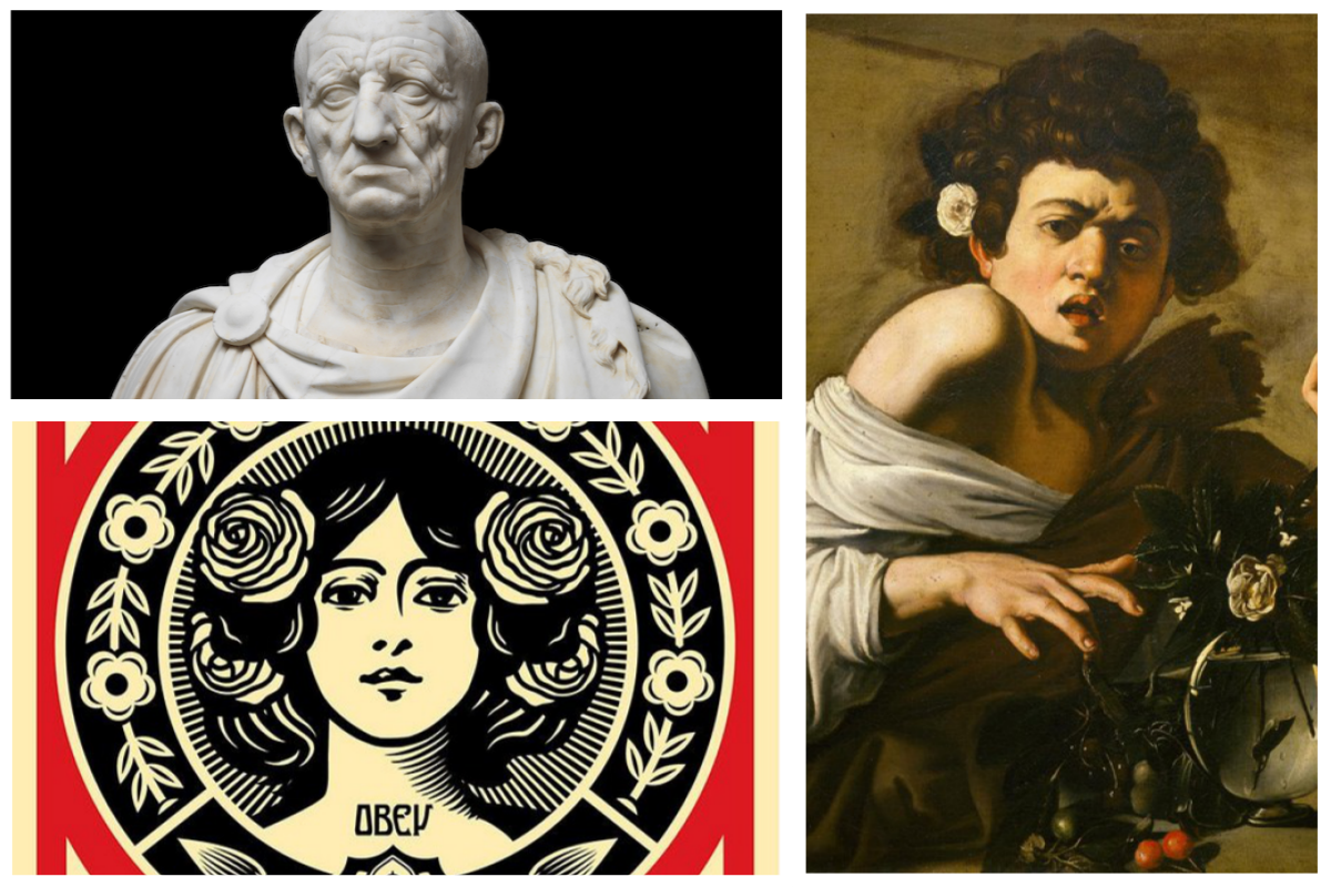 I Marmi Torlonia, l'arte contemporanea a Villa Borghese, Shepard Fairey e Caravaggio a Roma