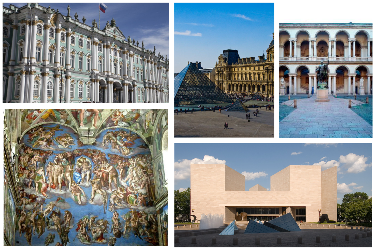 Dai Musei Vaticani di Roma alla Pinacoteca di Brera a Milano, dal Louvre di Parigi alla National Gallery of Art di Washington