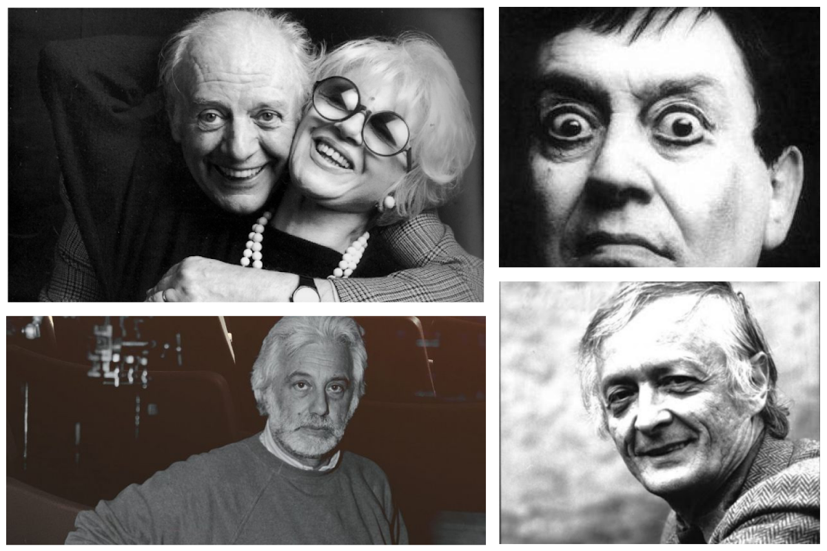 Dario Fò, Franca Rame, Luca Ronconi, Carmelo Bene e Giuliano Vasilicò
