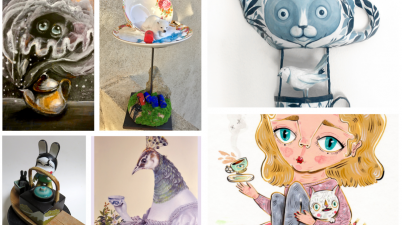 “Tea Time” ospiterà le opere di tanti artisti, come omino71, Natascia Raffio, Stefano Bolcato, Stefano Gentile, Darek Blatta e Marta Cavicchioni...