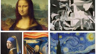 Gioconda, Guernica, Urlo, Notte stellata