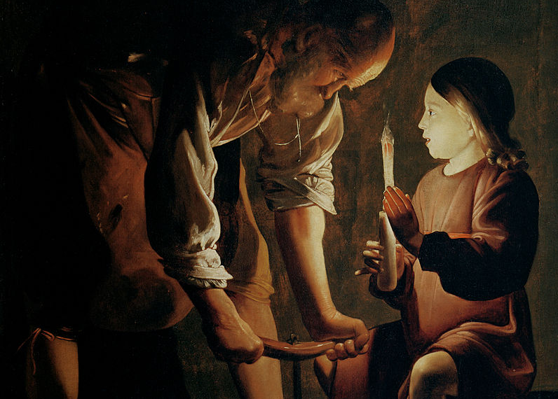 G. de La Tour, S. Giuseppe Carpentiere, 1642