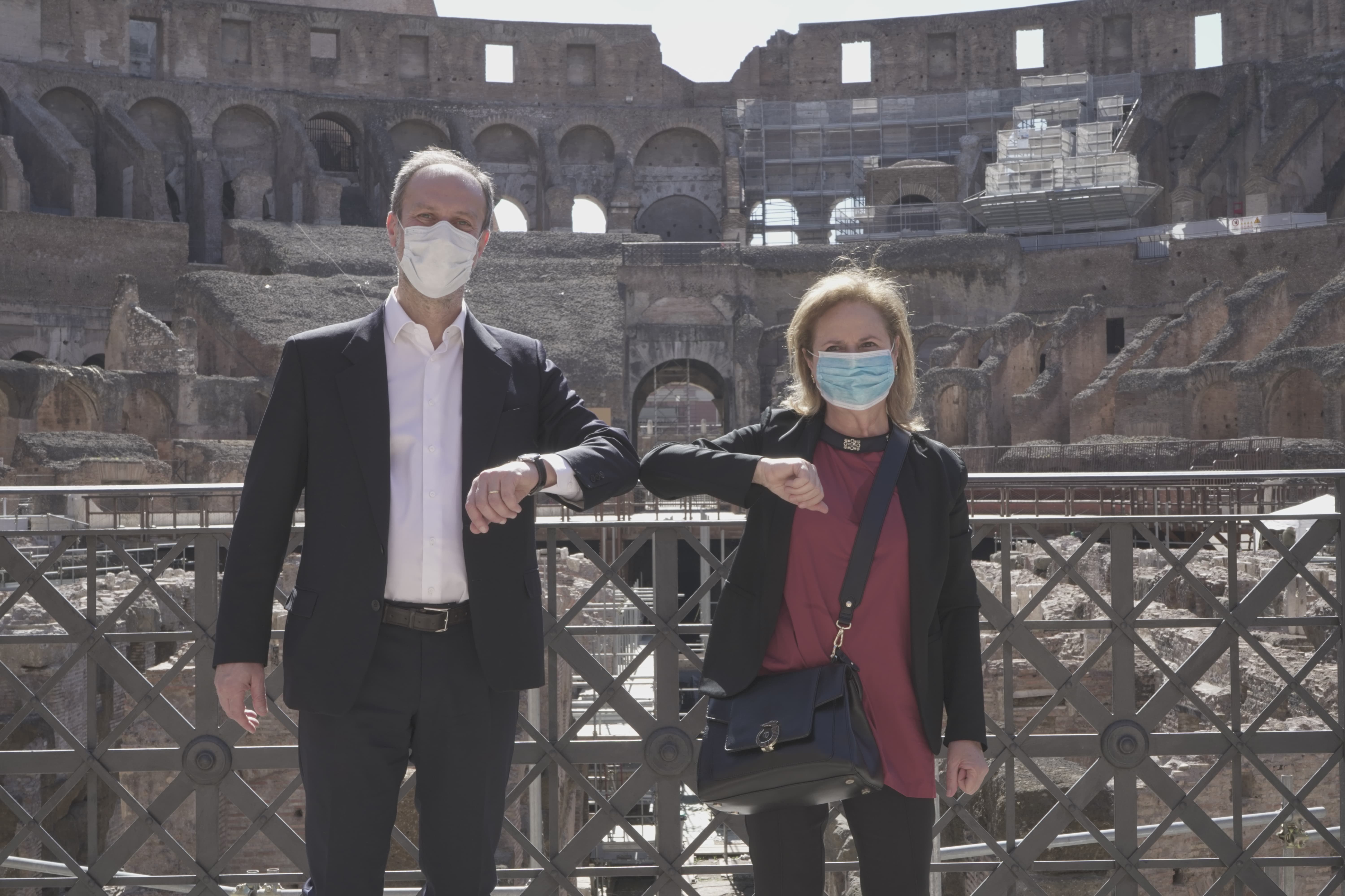 Il Direttore Russo e il Direttore Tanese per il Parco Archeologico del Colosseo