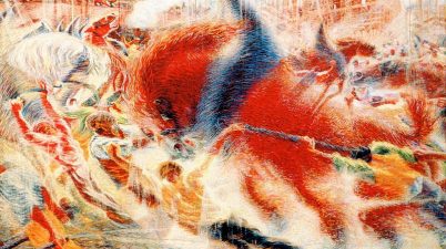 La città che sale di Umberto Boccioni