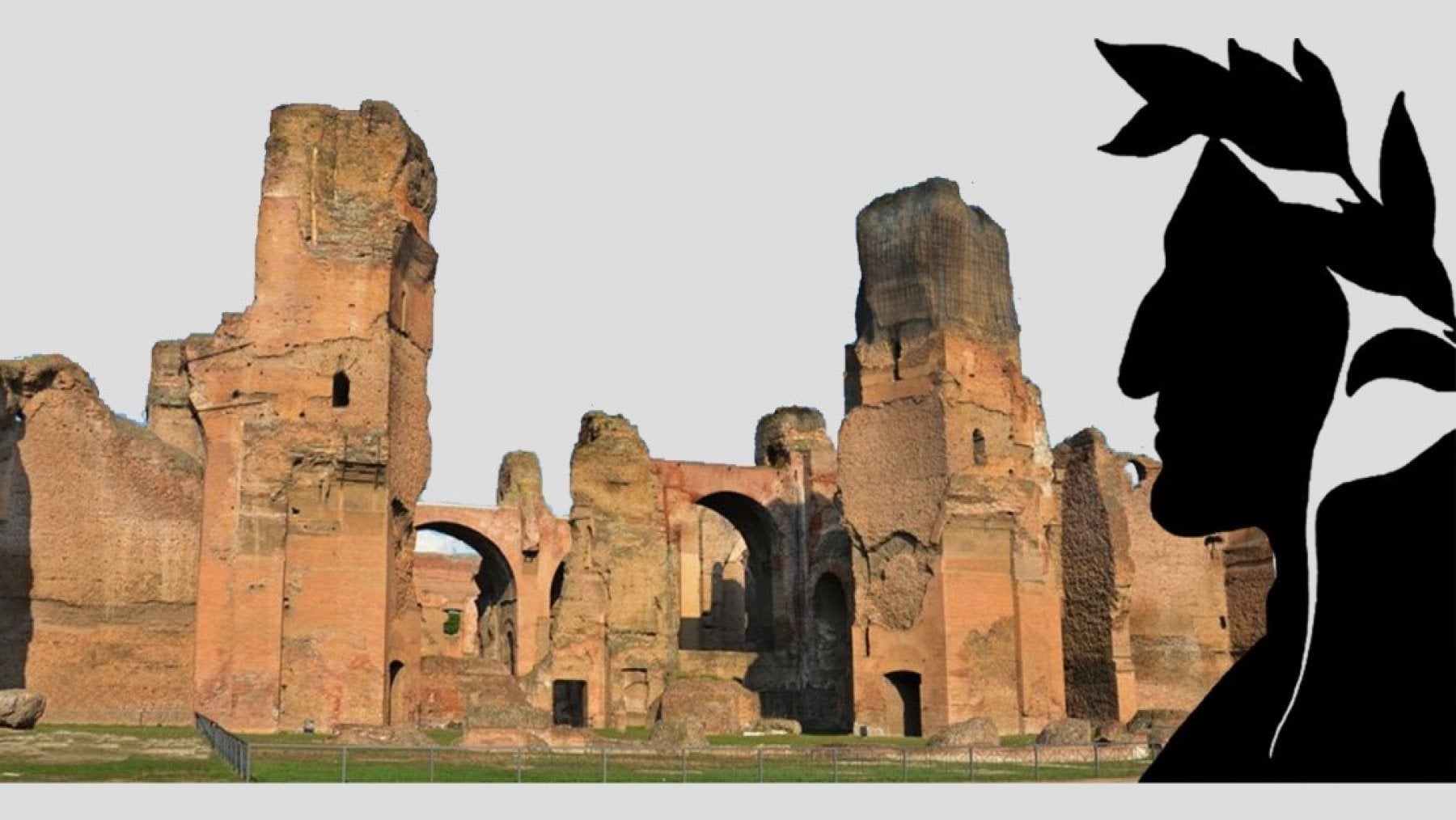 La Commedia alle Terme di Caracalla, sunset,