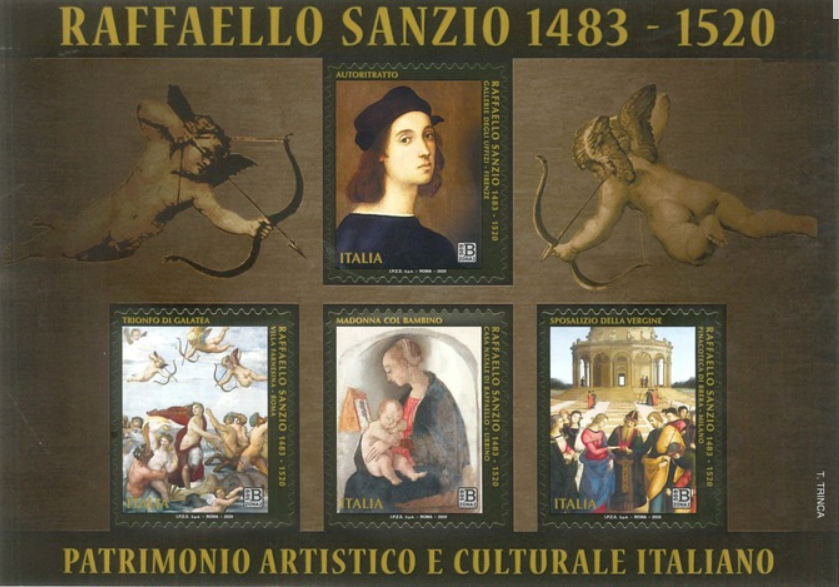 i francobolli di raffaello sanzio