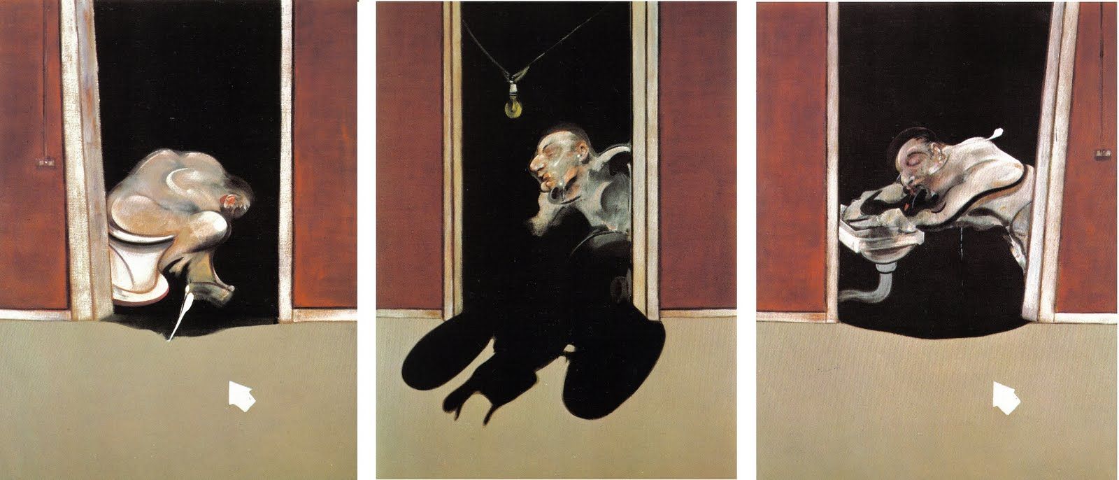 Il dipinto del 1973: il Trittico di Francis Bacon in memoria del suo amato George Dyer