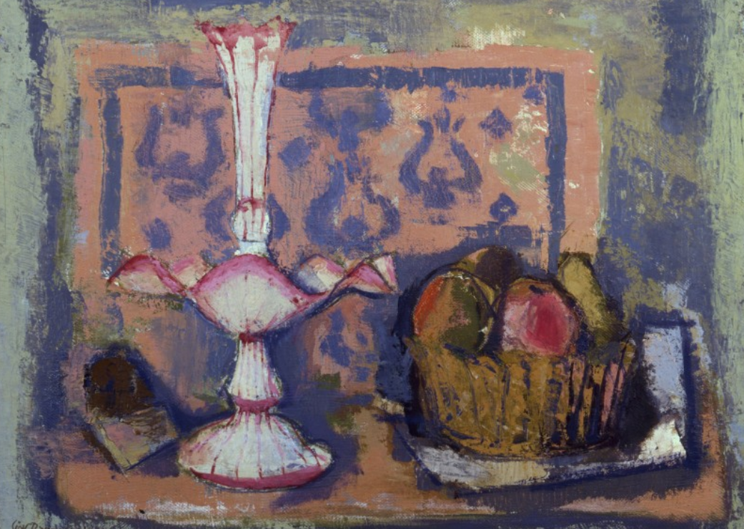 Cestino con frutta e fruttiera bianca di Giovanni Brancaccio