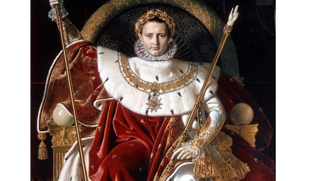 Il dipinto del 1806: Napoleone I sul trono imperiale di Jean-Auguste-Dominique Ingres