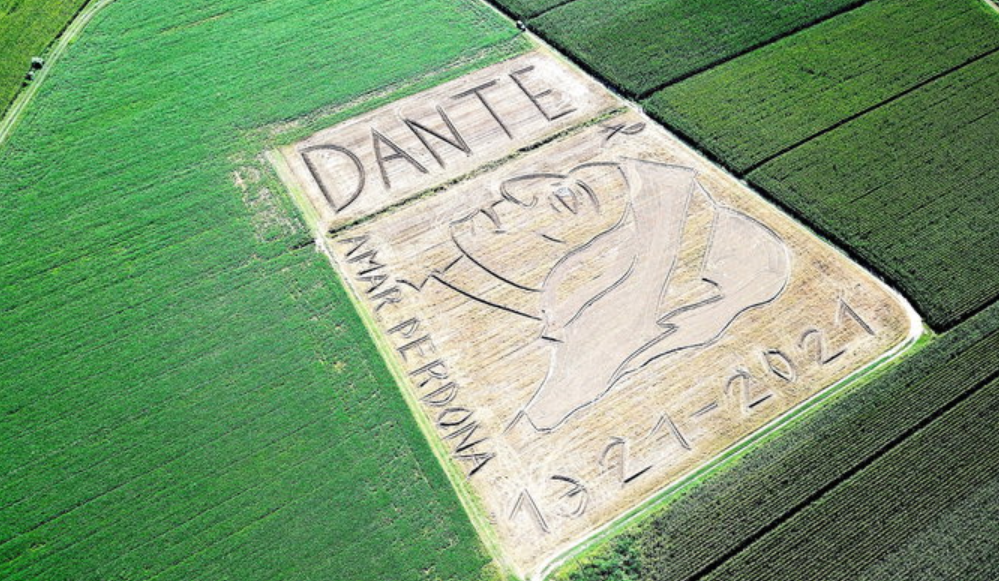 Dante: Land Art celebra con Maxi-opera anniversario 700 anni