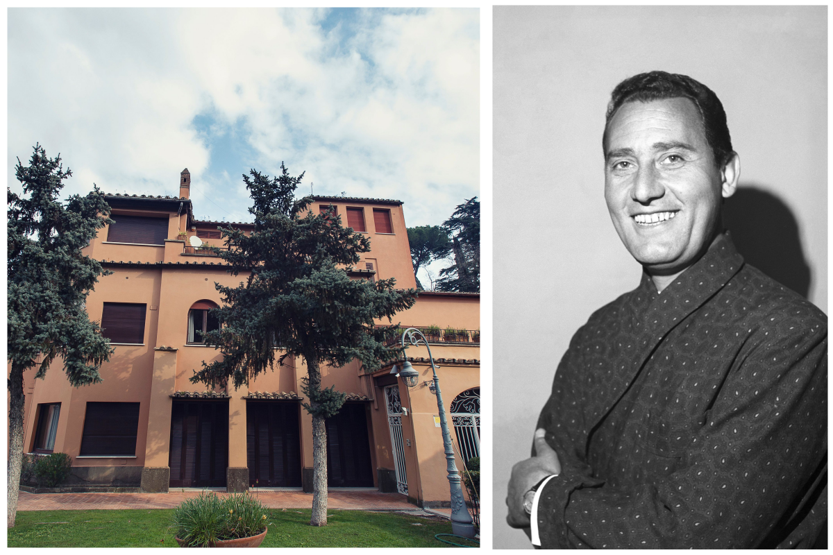 Alberto Sordi e la sua villa romana