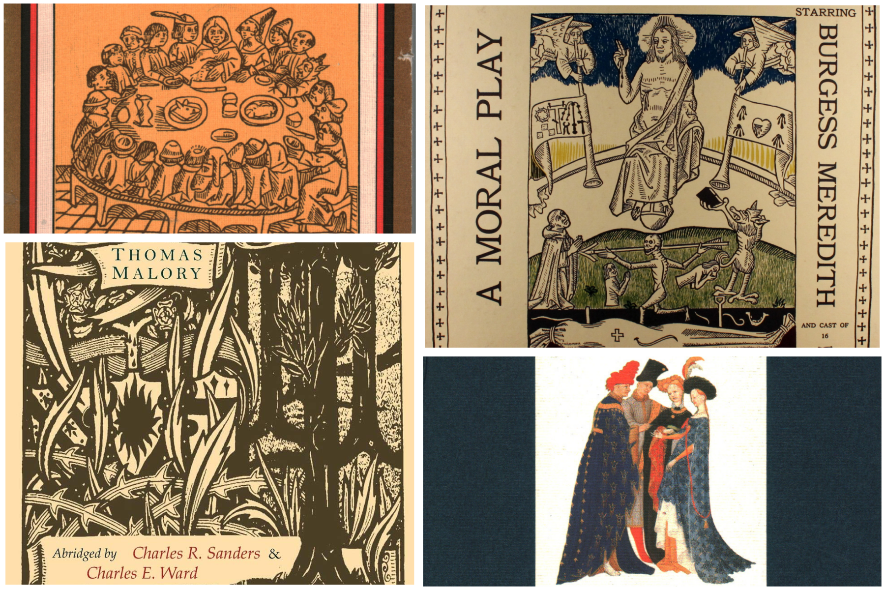 La letteratura straniera del Trecento e del Quattrocento in quattro grandi opere: I Racconti di Canterbury, Testamento e Lascito, La Morte Darthur ed Everyman.