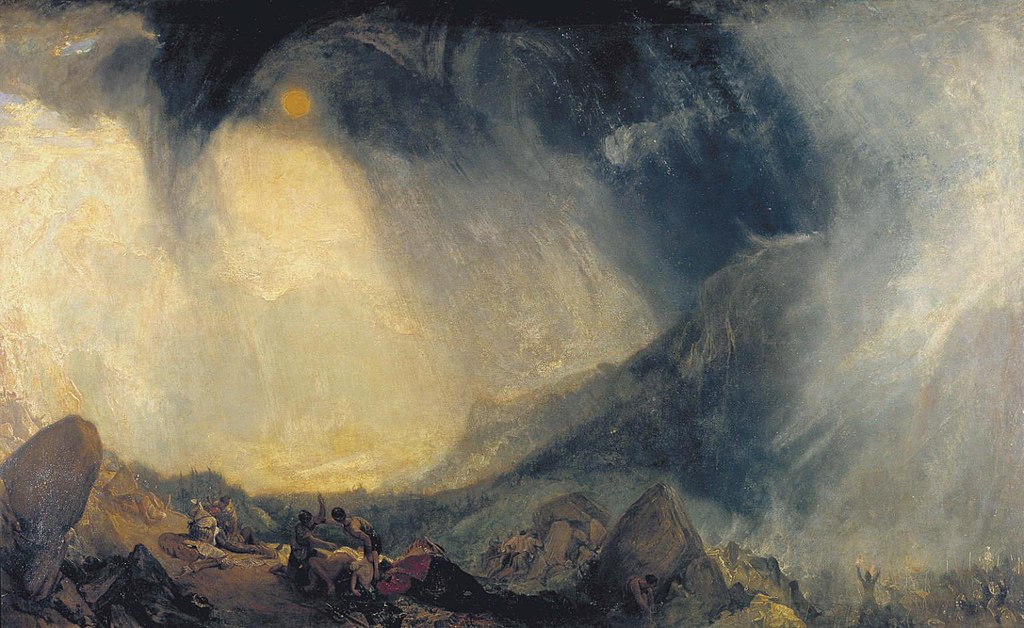 Il dipinto del 1812: la Bufera di neve di William Turner