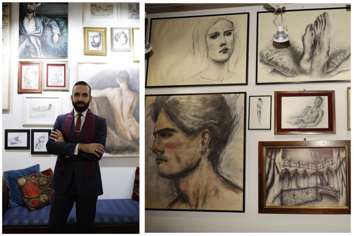 Roberto Di Costanzo, atelier, mostra,