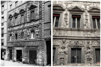 La straordinaria Casa dei Pupazzi, tra satiri, leoni e angeli