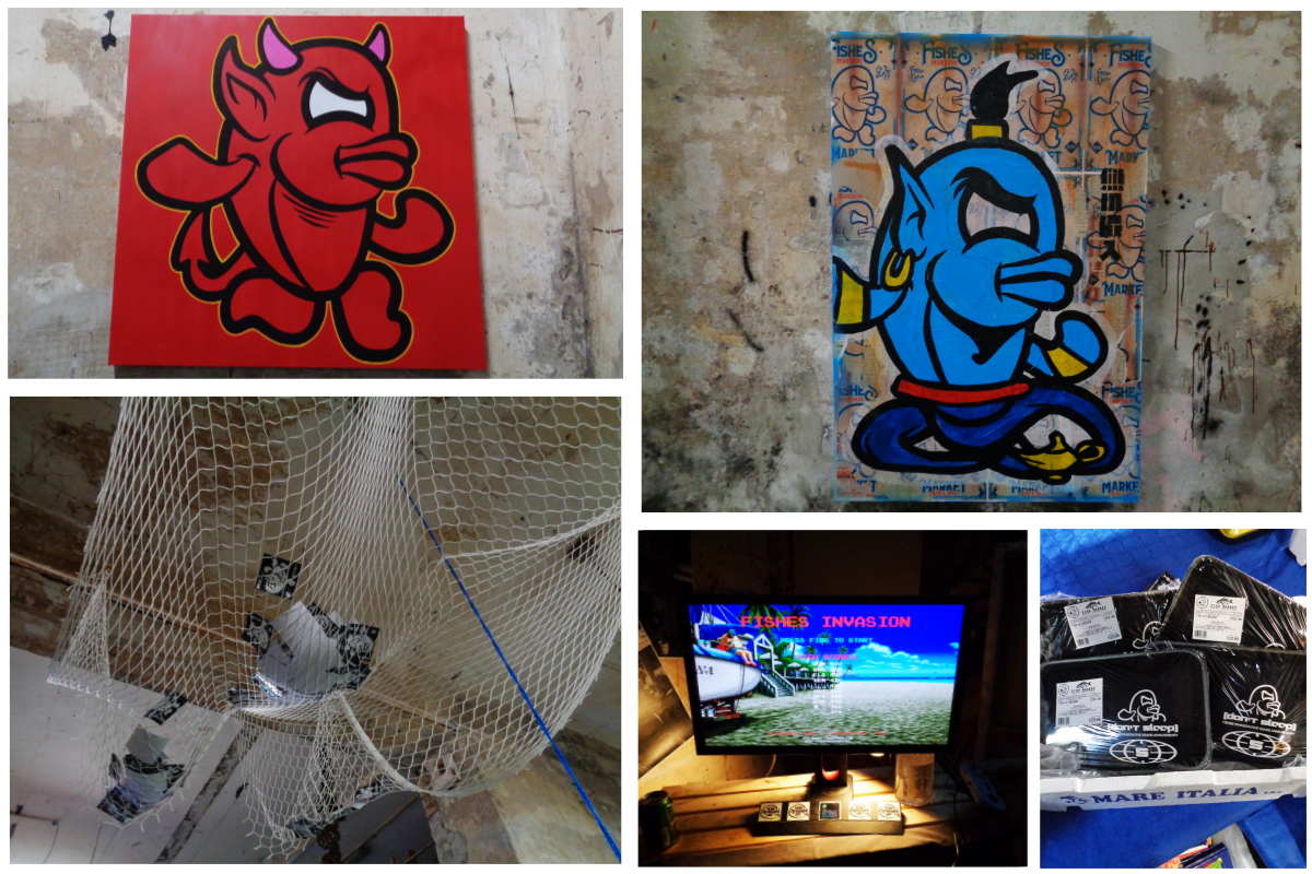 Il Fish Market dello street artist Nerione