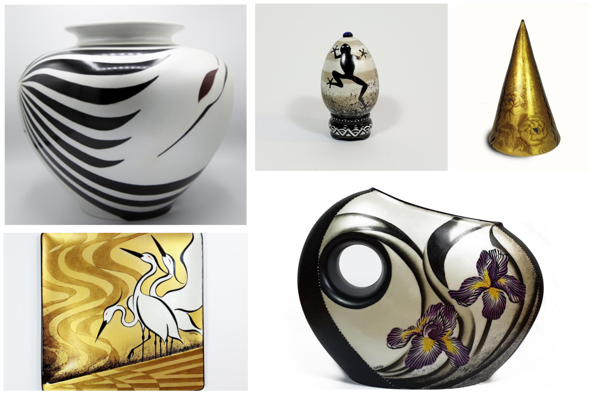 L'istante in un segno, le porcellane dell’artista italo-giapponese Yuriko Damiani ispirate alle poesie Haiku