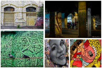 Street art a Ostiense, via delle conce