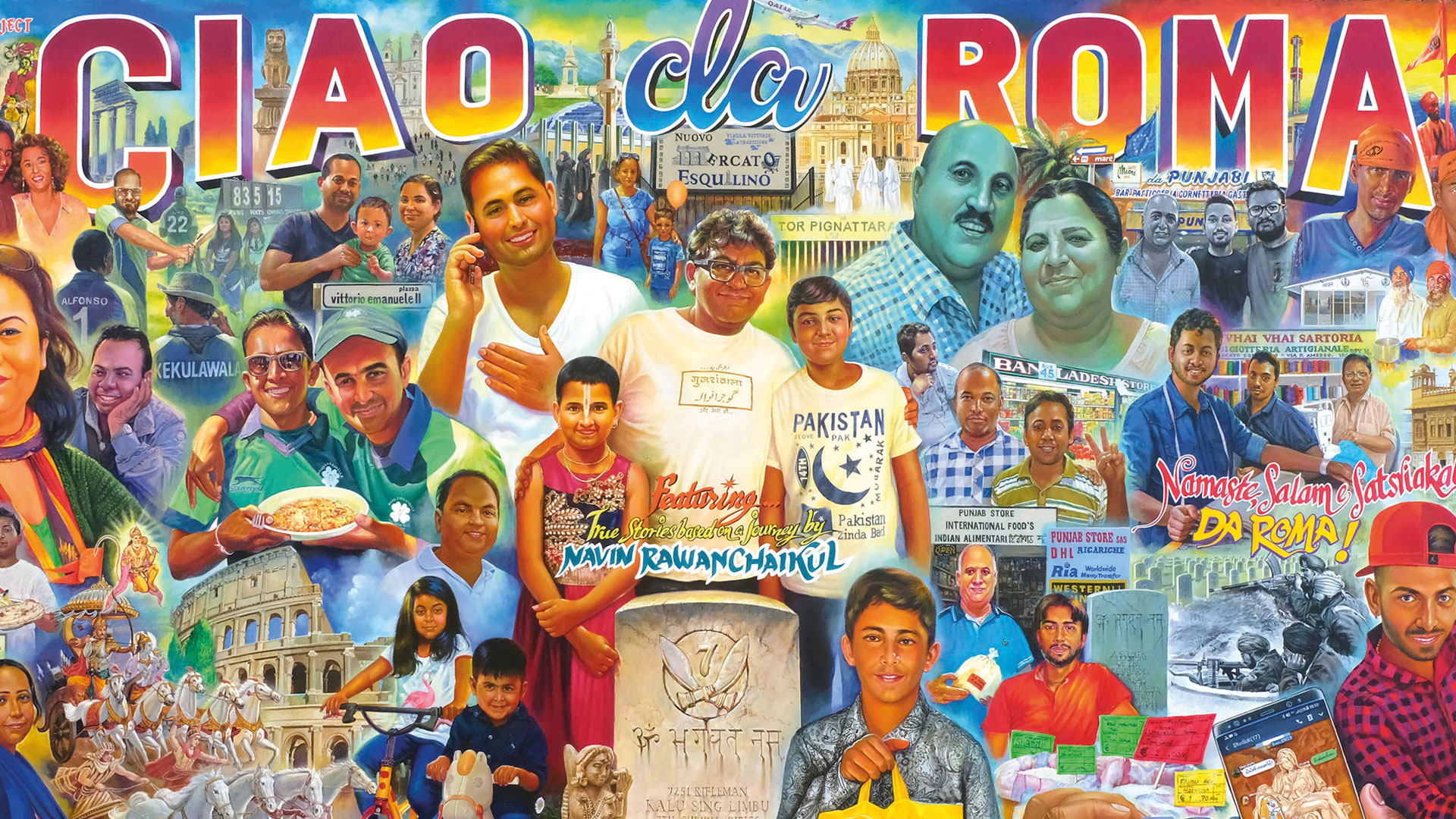 Roma incontra Bollywood: il saluto di Navin Rawanchaikul al MAXXI