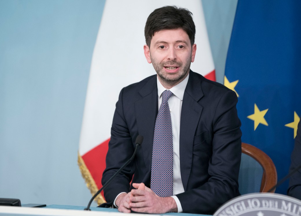 Ministro della salute Roberto Speranza