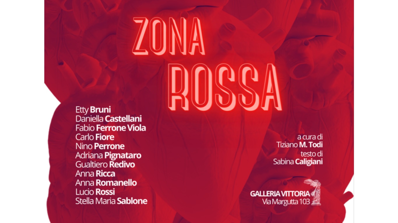 Zona rossa, il colore dell'amore secondo undici artisti