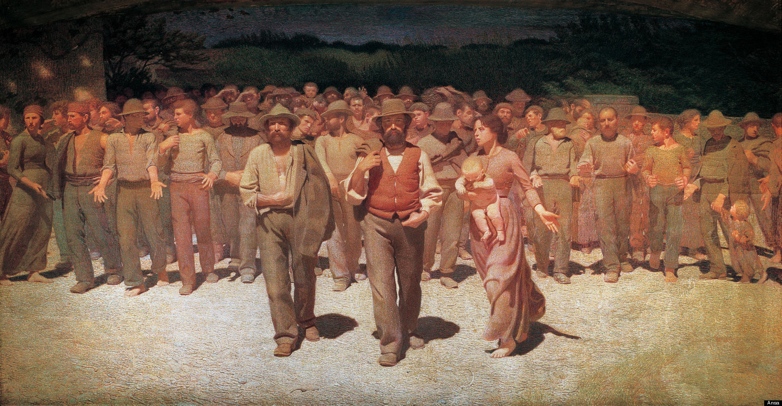 Il quarto stato di Giuseppe Pellizza da Volpedo