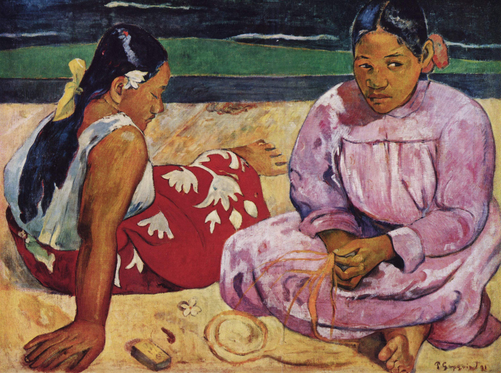 Due donne tahitiane di Paul Gauguin