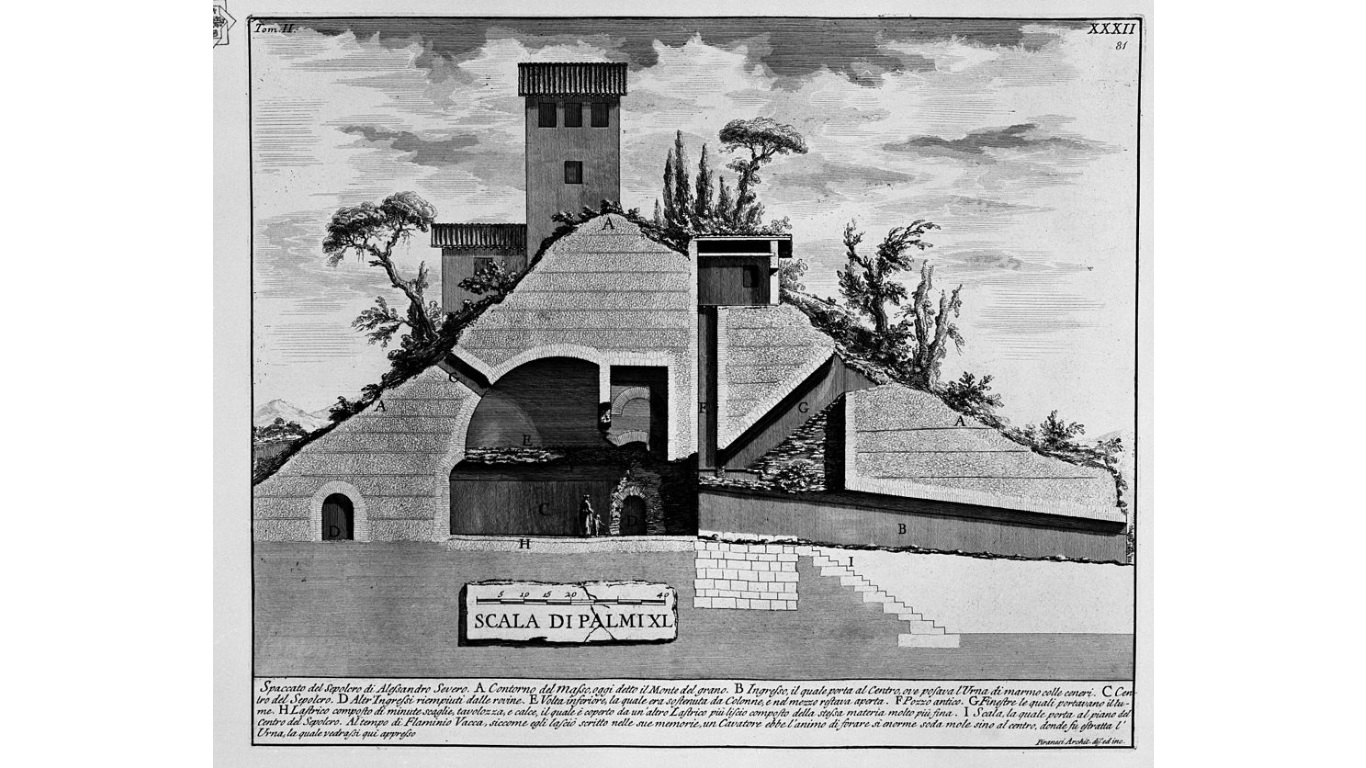 Monte del Grano, dove si nasconde il Mausoleo dell’imperatore Alessandro Severo
