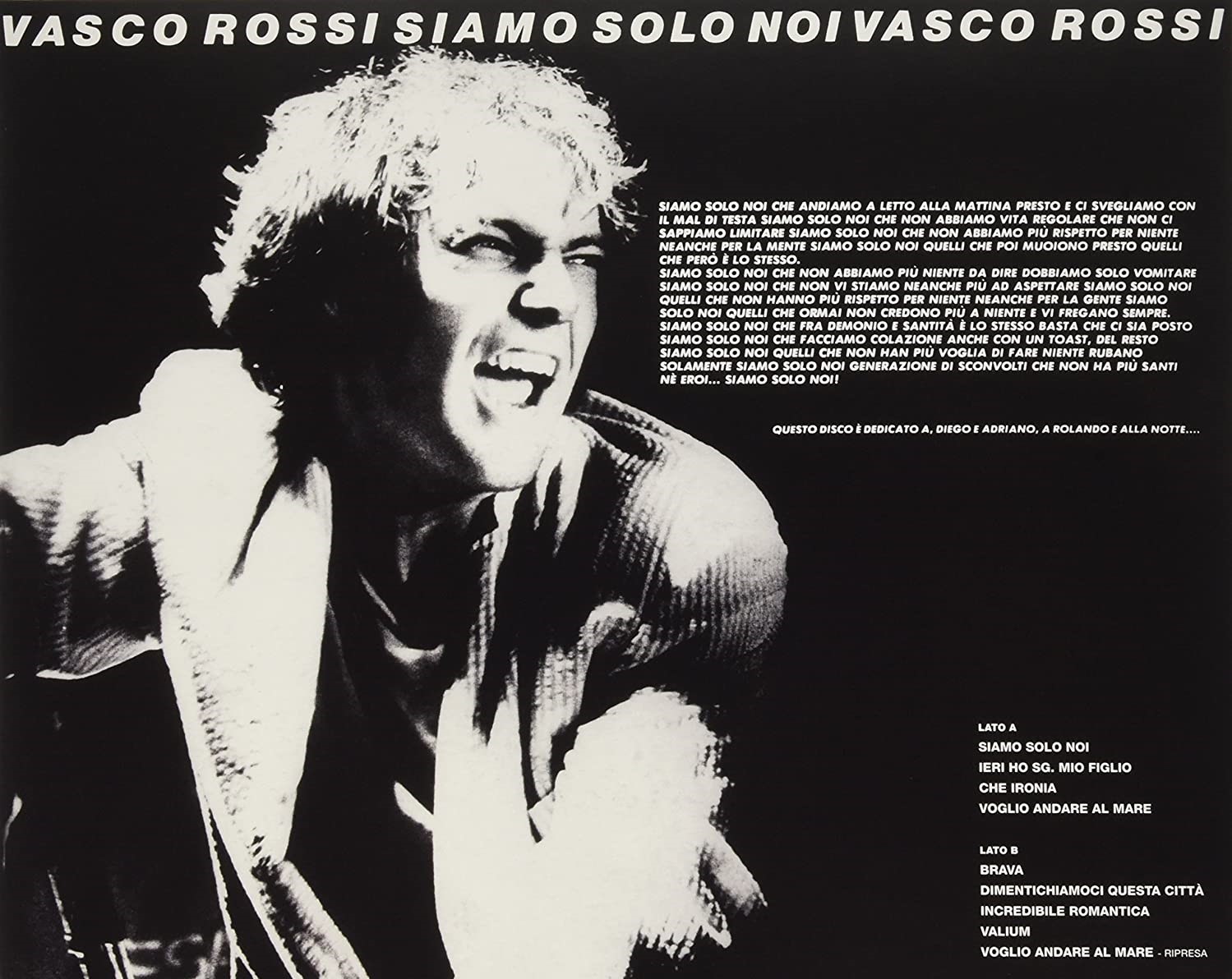 Vasco Rossi, Siamo solo noi,