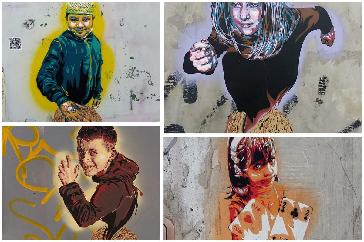 Torna a Roma il tempo delle noci: laboratori, mappe e gli stencil dello street artist David “Diavù” Vecchiato