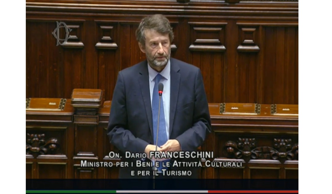 Dario Franceschini, Beni culturali, Camera