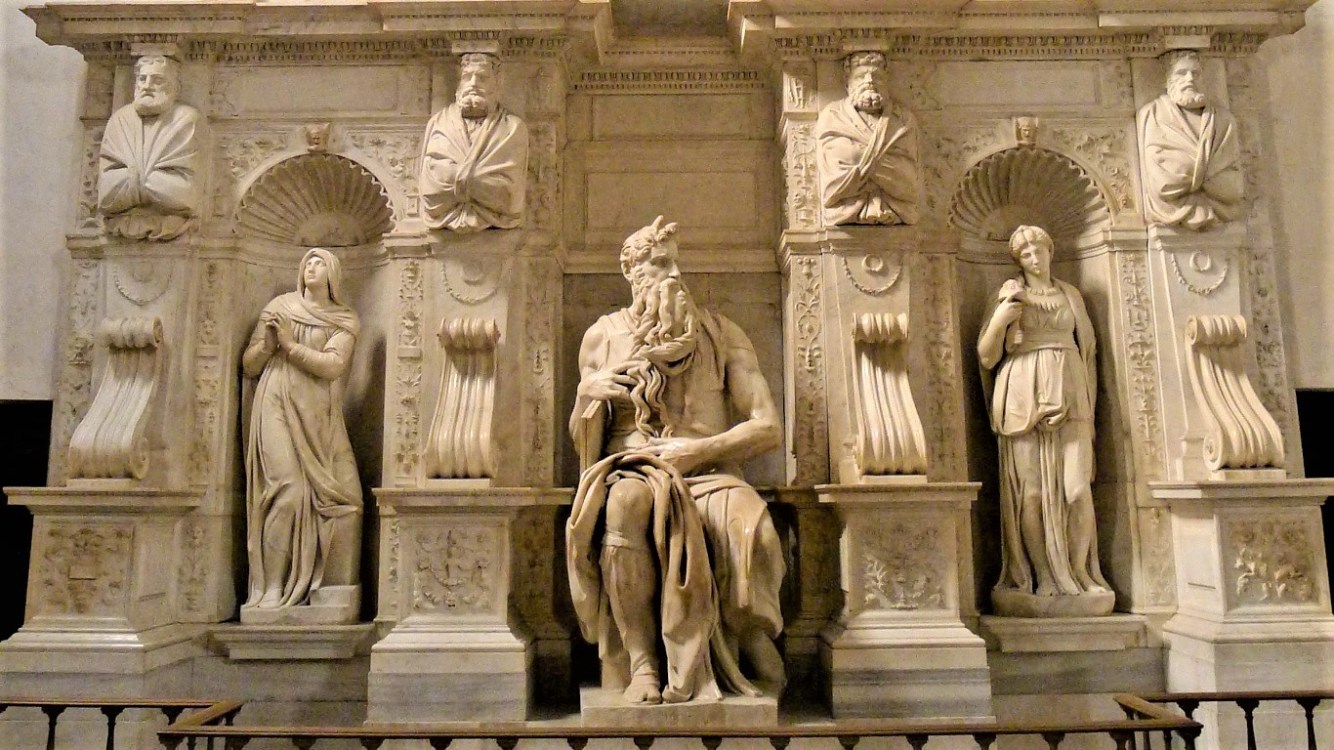 San Pietro in Vincoli, la tomba di Giulio II e il Mosè di Michelangelo