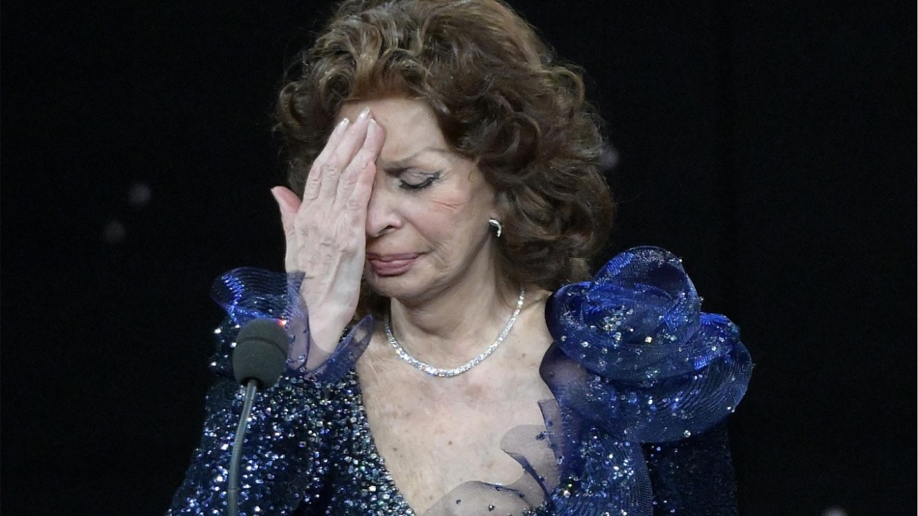 Sophia Loren ai David di Donatello