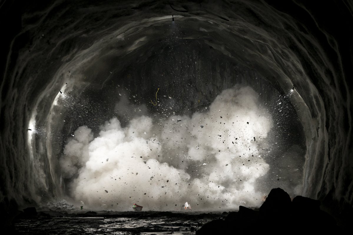 Di roccia, fuochi e avventure sotterranee, in mostra al MAXXI cantieri e grandi opere infrastrutturali