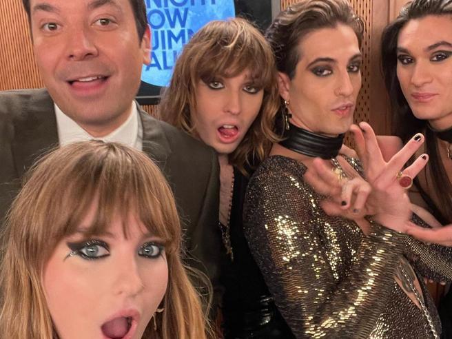 Maneskin e Jimmy Fallon