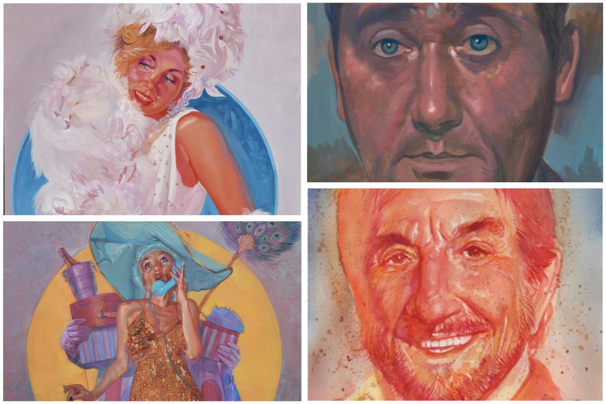 Stars & Starlettes, Mauro De Luca in mostra tra astri in versione Pin-Up e ritratti di star