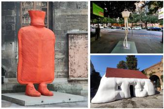 "Via Veneto contemporanea", l'arte di Erwin Wurm invade la strada della Dolce Vita