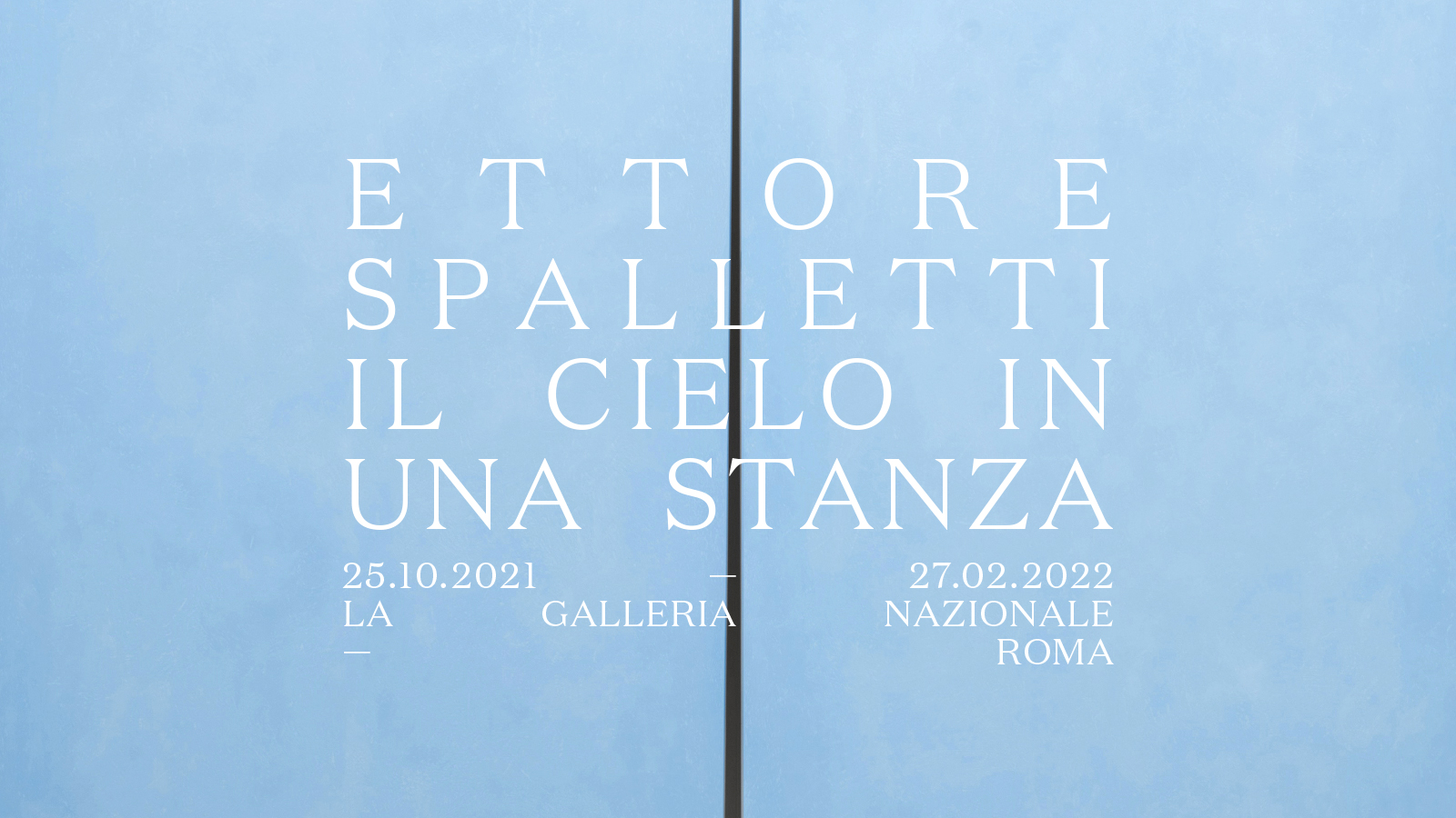 Il cielo in una stanza di Ettore Spalletti alla GNAM di Roma