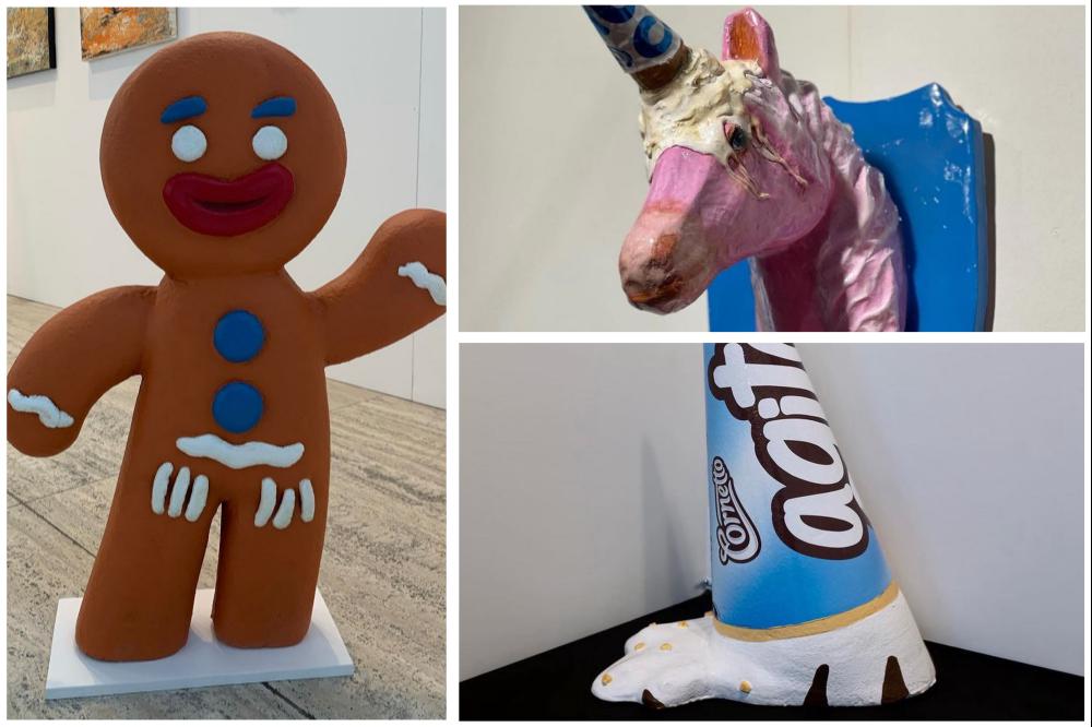 Xmas Factory, in mostra le sculture natalizie “pop” di Alessandra Pierelli