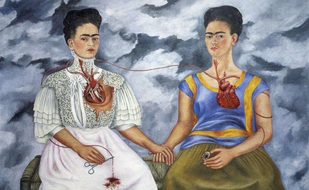 The Two Fridas, 1939, Frida Kahlo, Museo de Arte Moderno, Photo © Bridgeman Images